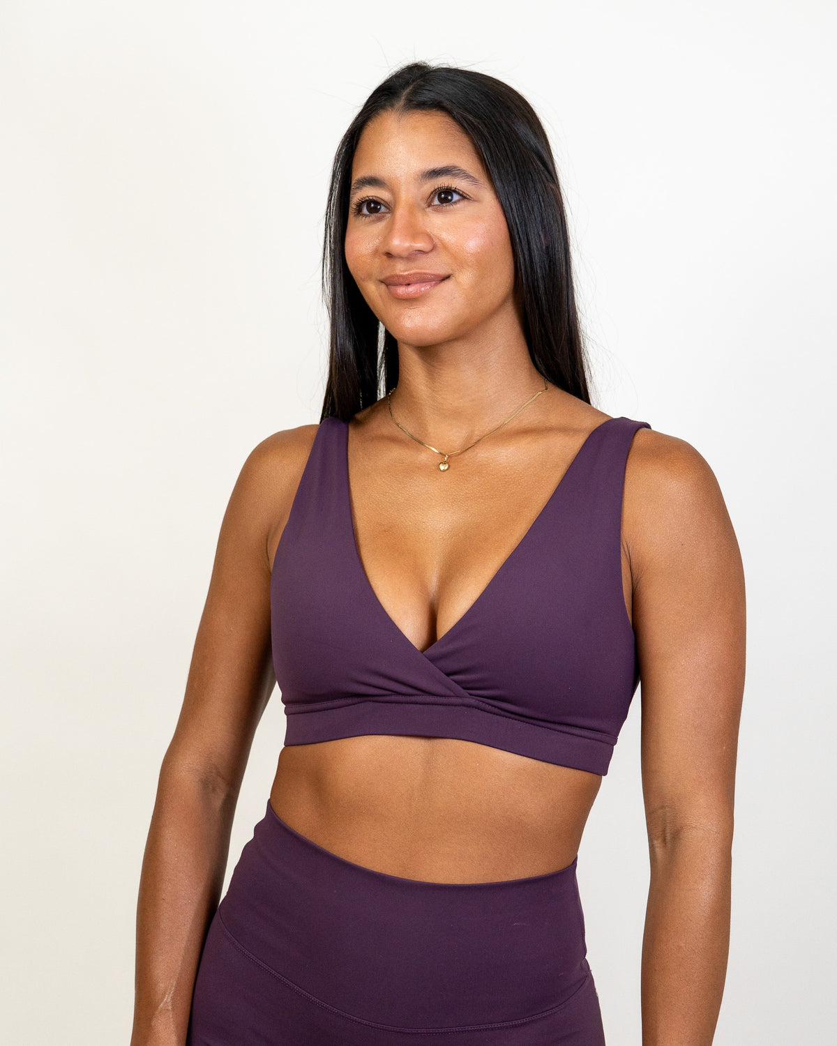 Adapt Sports Bra- Plum