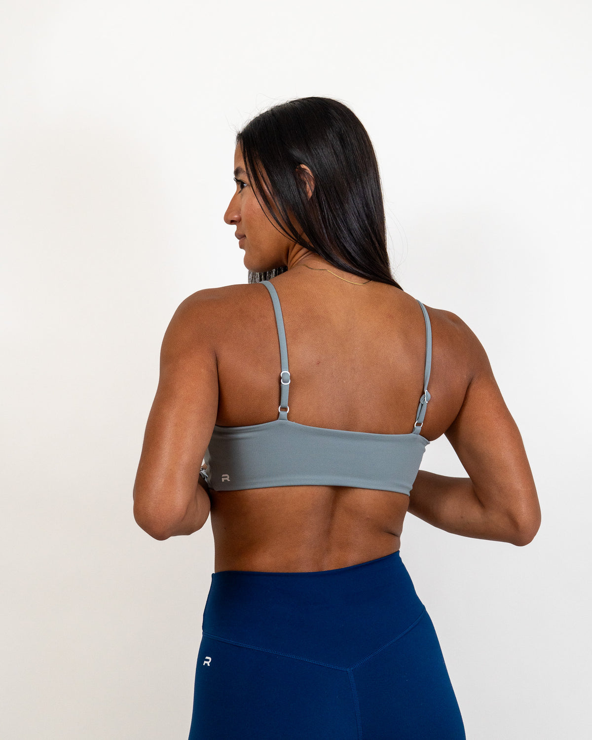 Functional Symmetry Sports Bra- Mint Gray