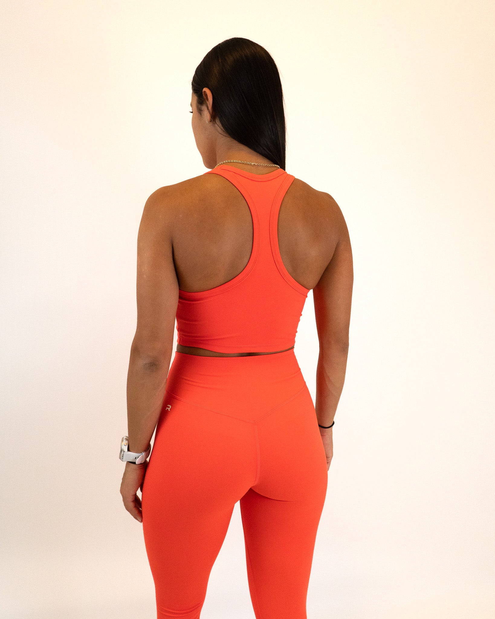 Functional Form Tank Top- Hot Coral