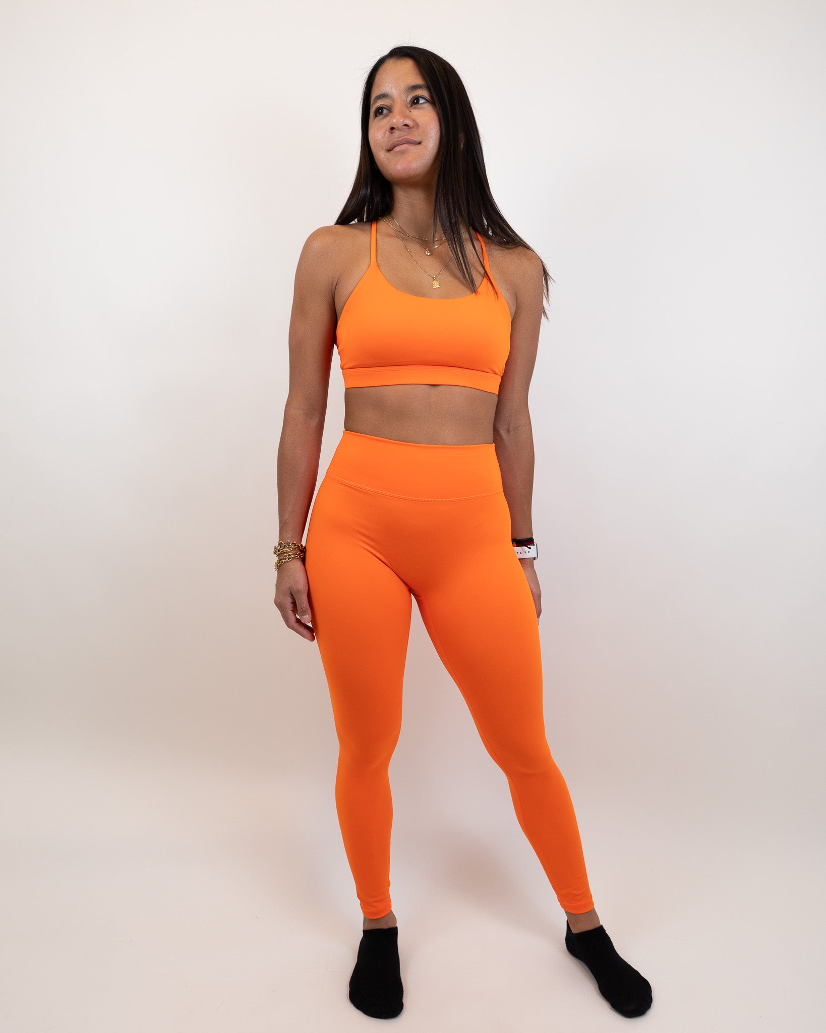 Functional Evolve Legging- Sunset Orange