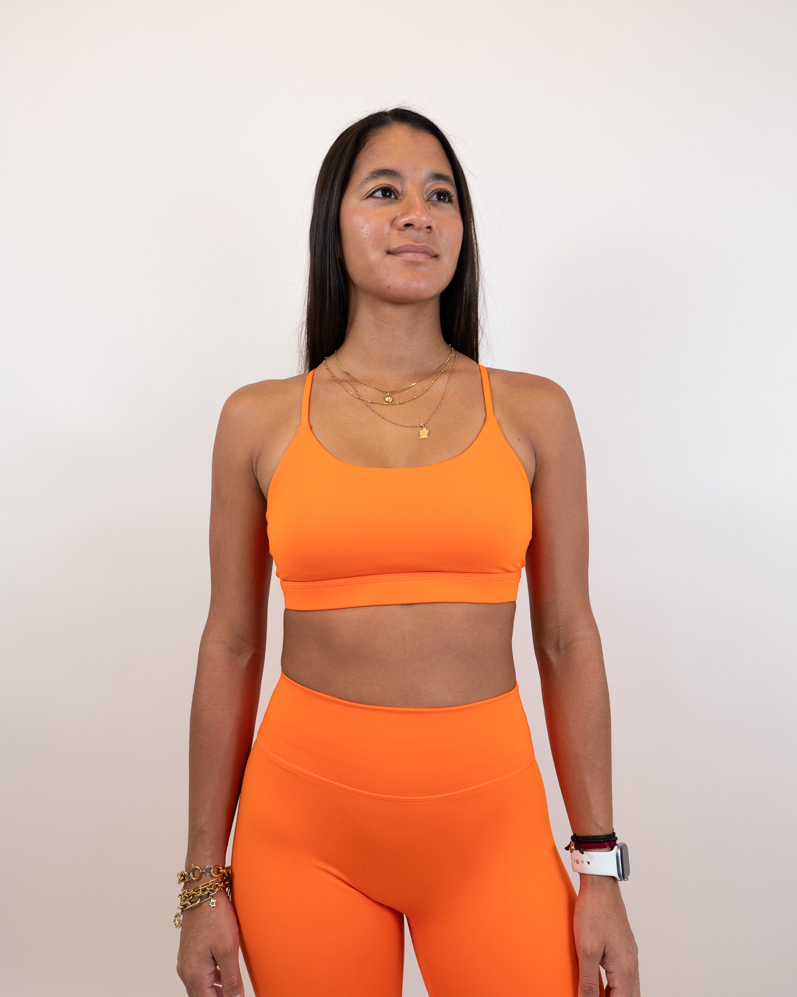 Functional Edge Bra- Sunset Orange