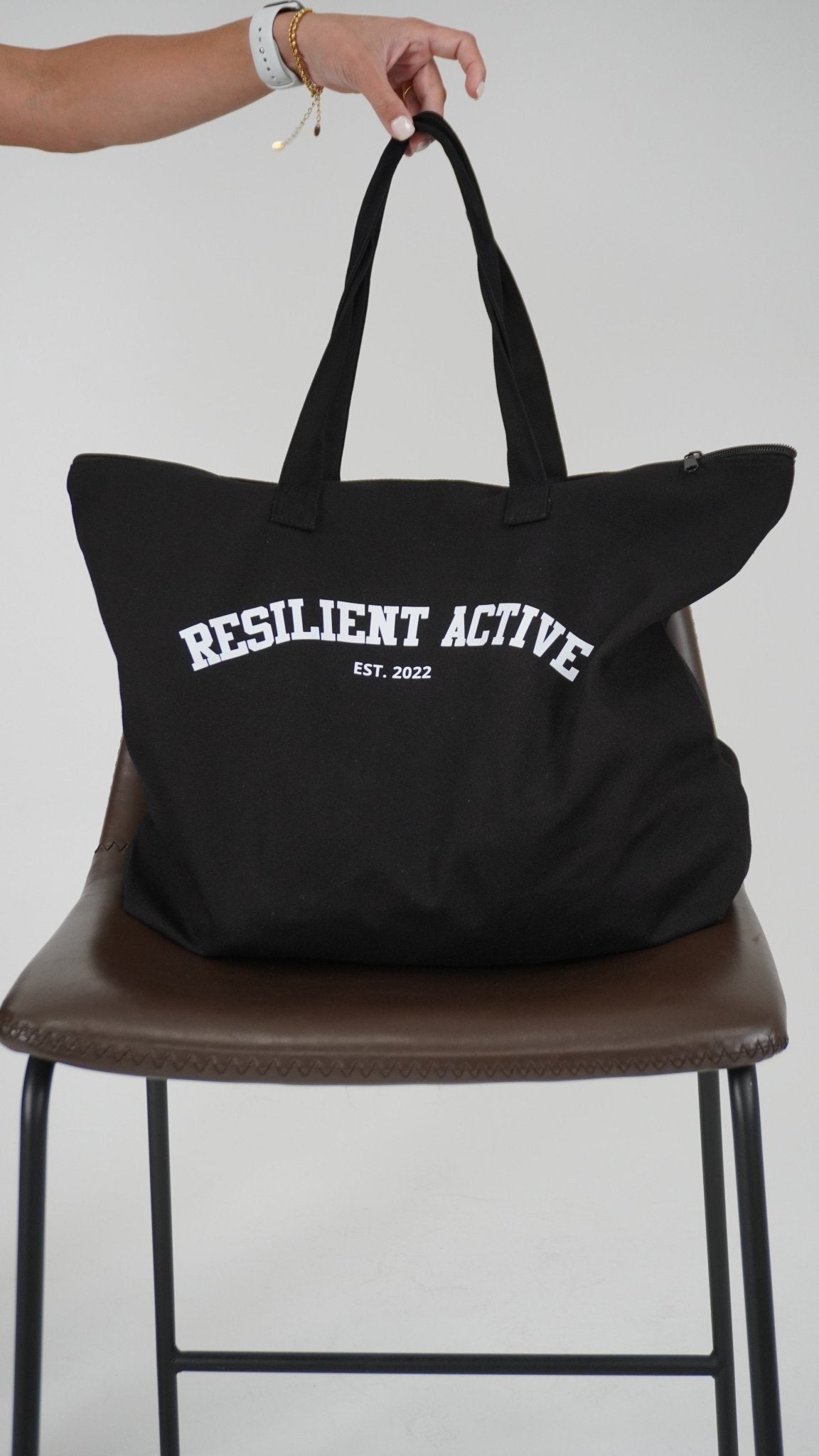Athletic Tote Bag - Black - Resilient Active