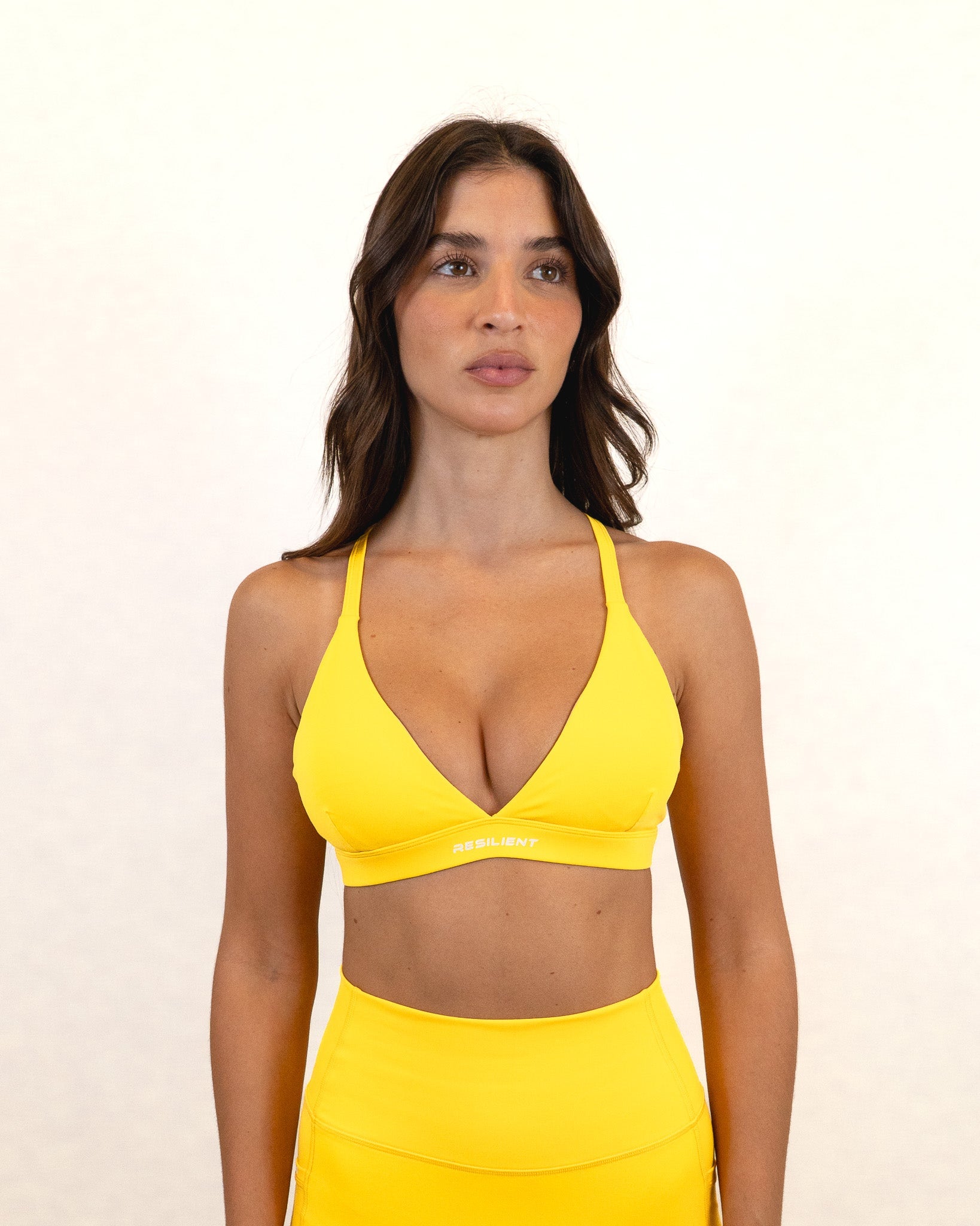 Define Elevate Sport Bra - Light Yellow - - Resilient Active