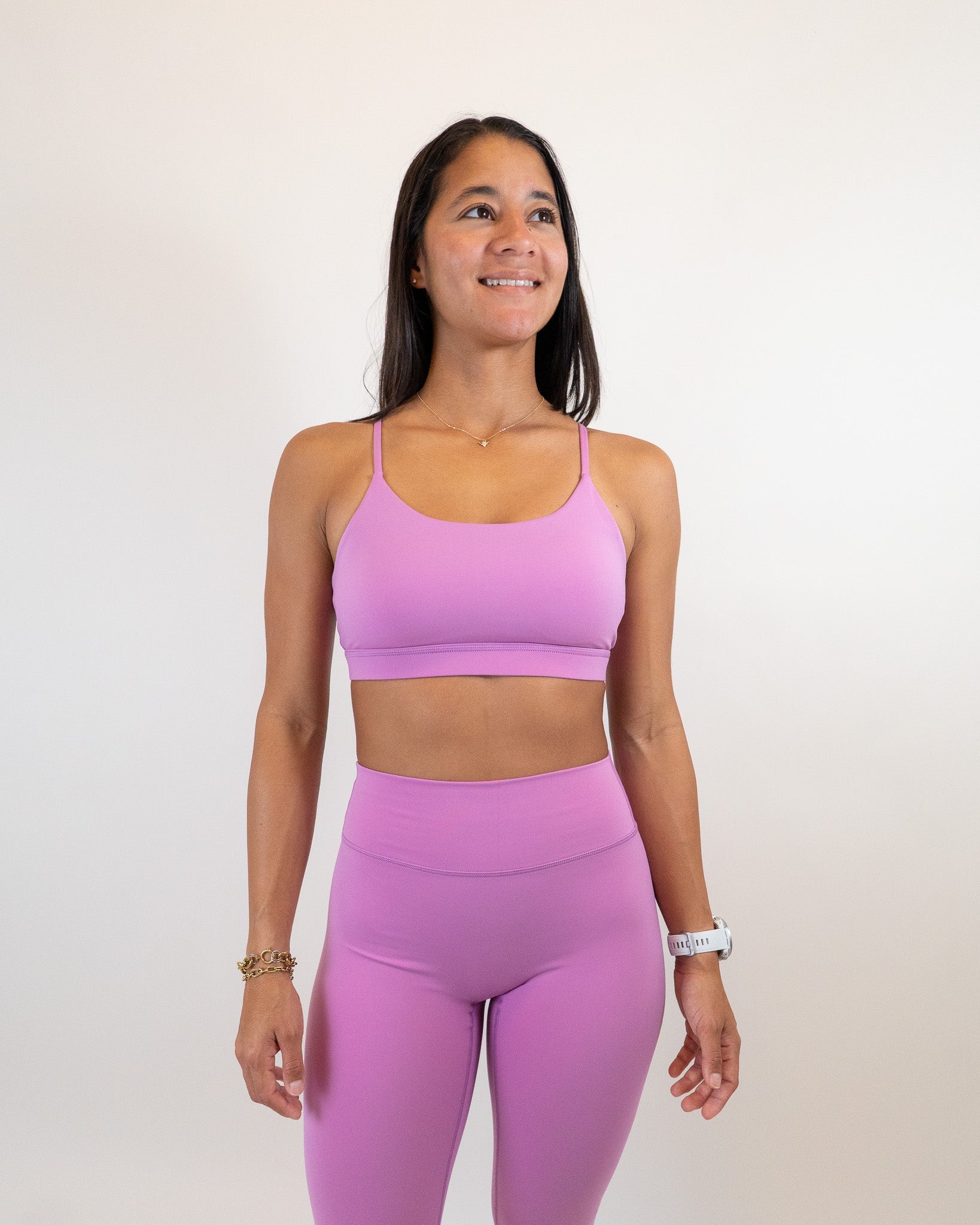 Functional Edge Bra - Lilac - - Resilient Active