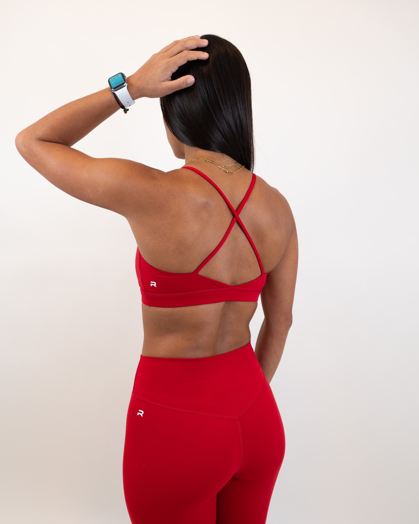 Functional Edge Bra - Ruby Red - - Resilient Active