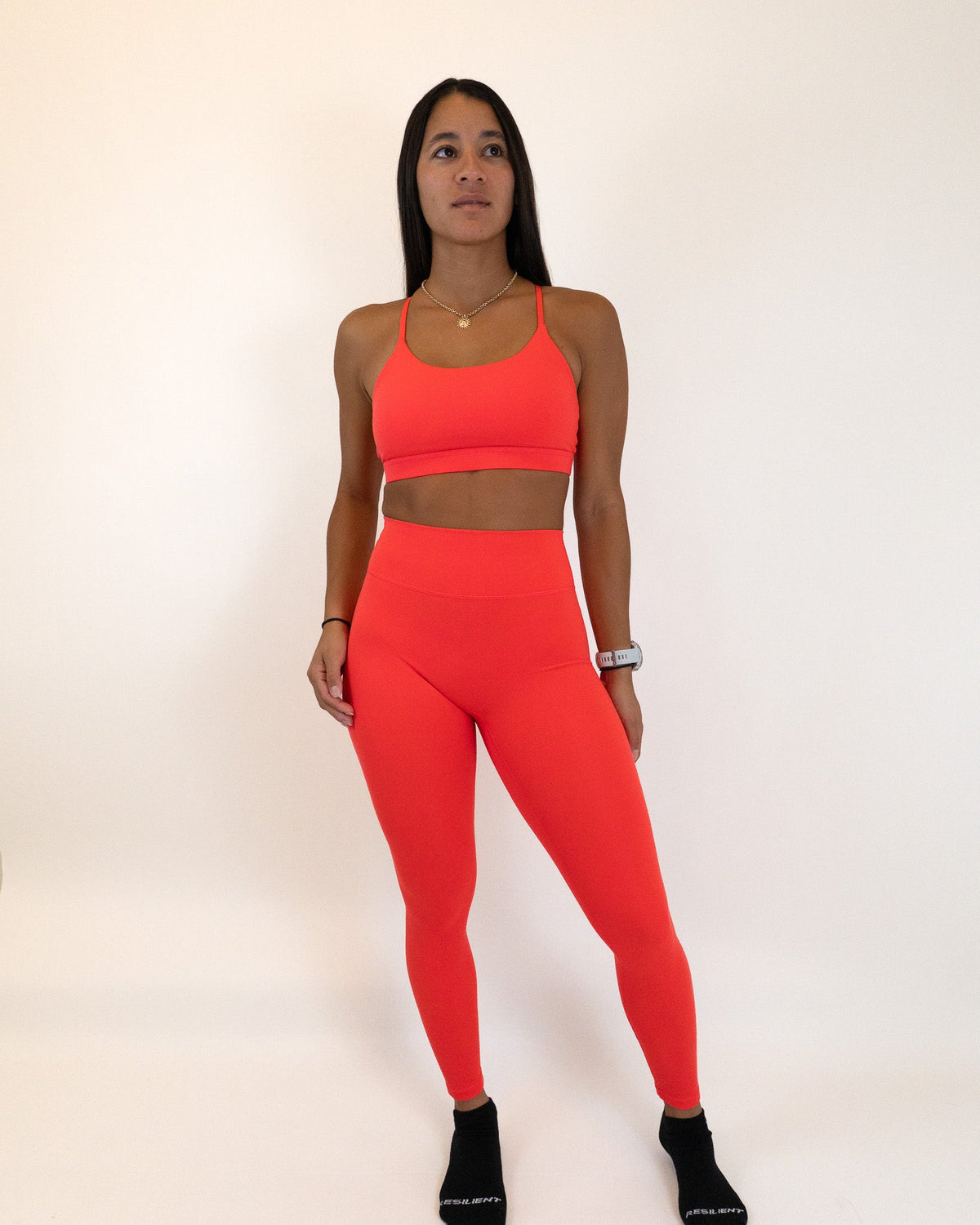 Functional Evolve Legging- Hot Coral - - Resilient Active
