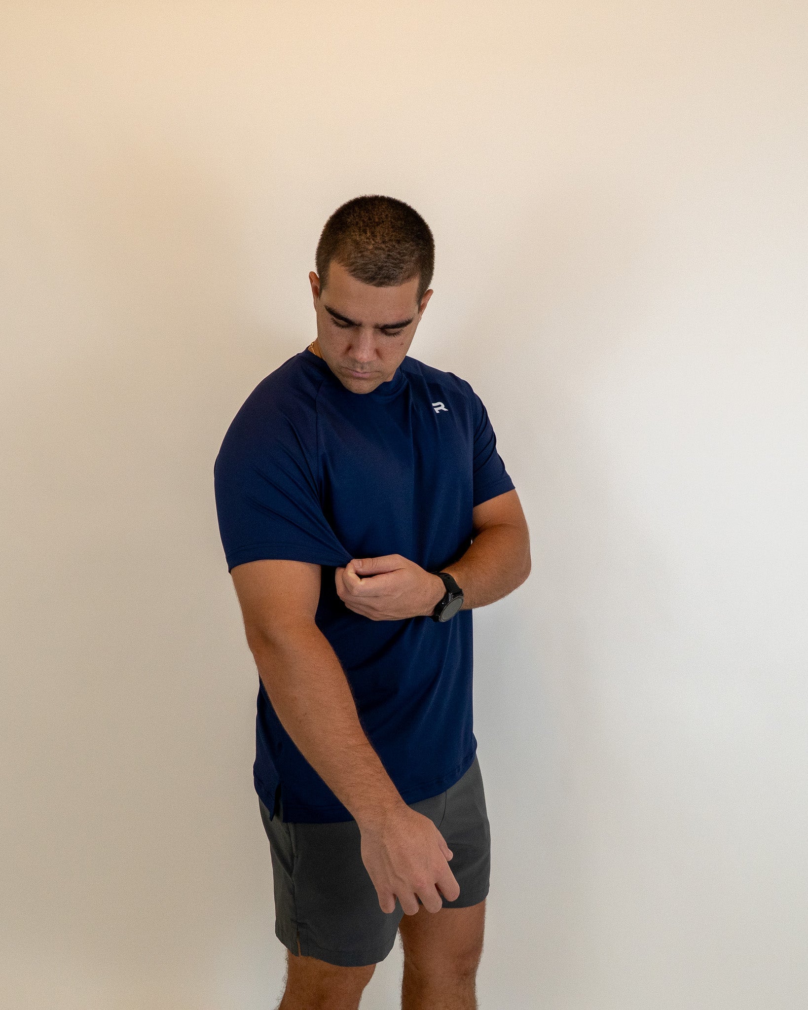 Perform Fit Shirt - Navy - - Resilient Active