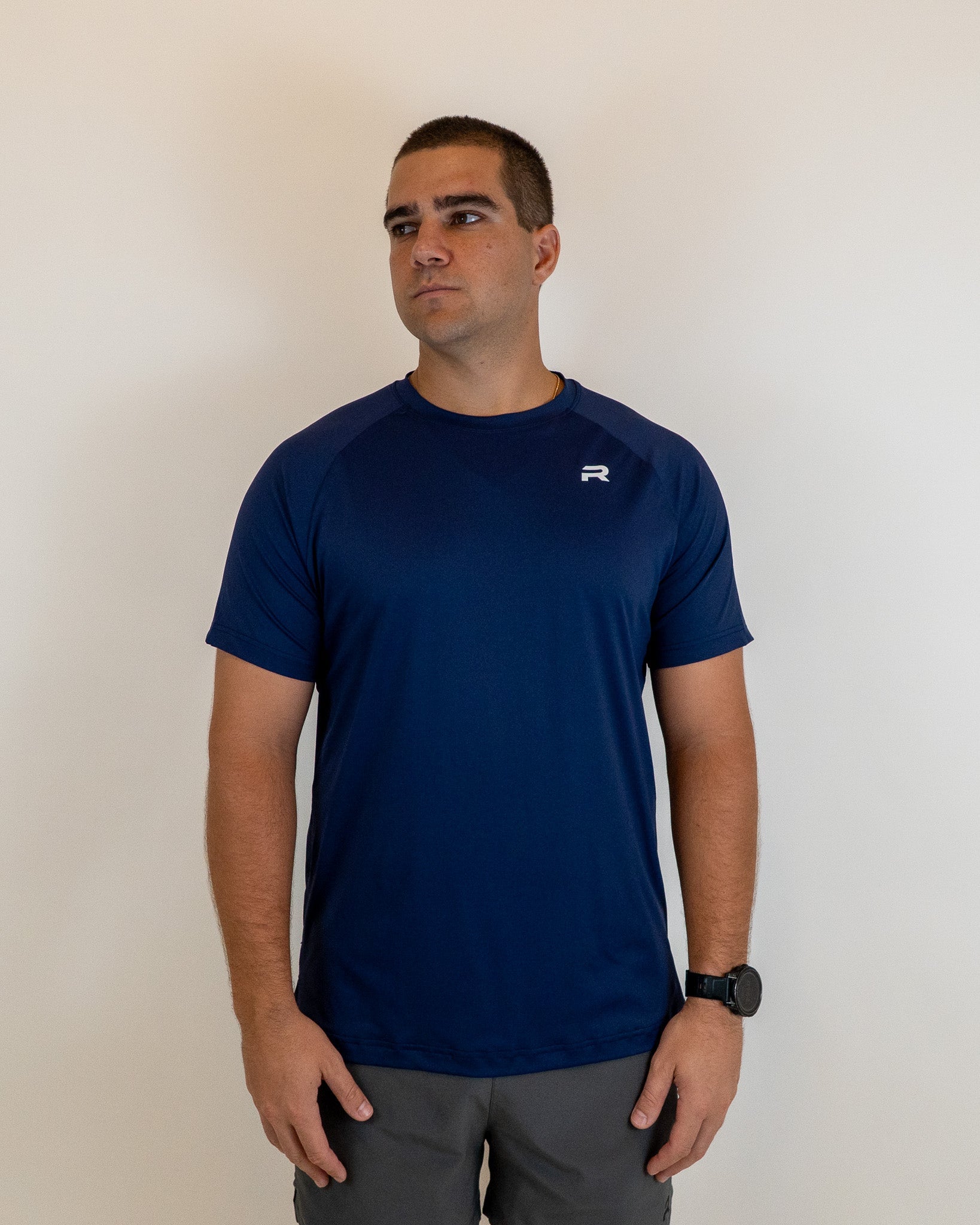 Perform Fit Shirt - Navy - - Resilient Active
