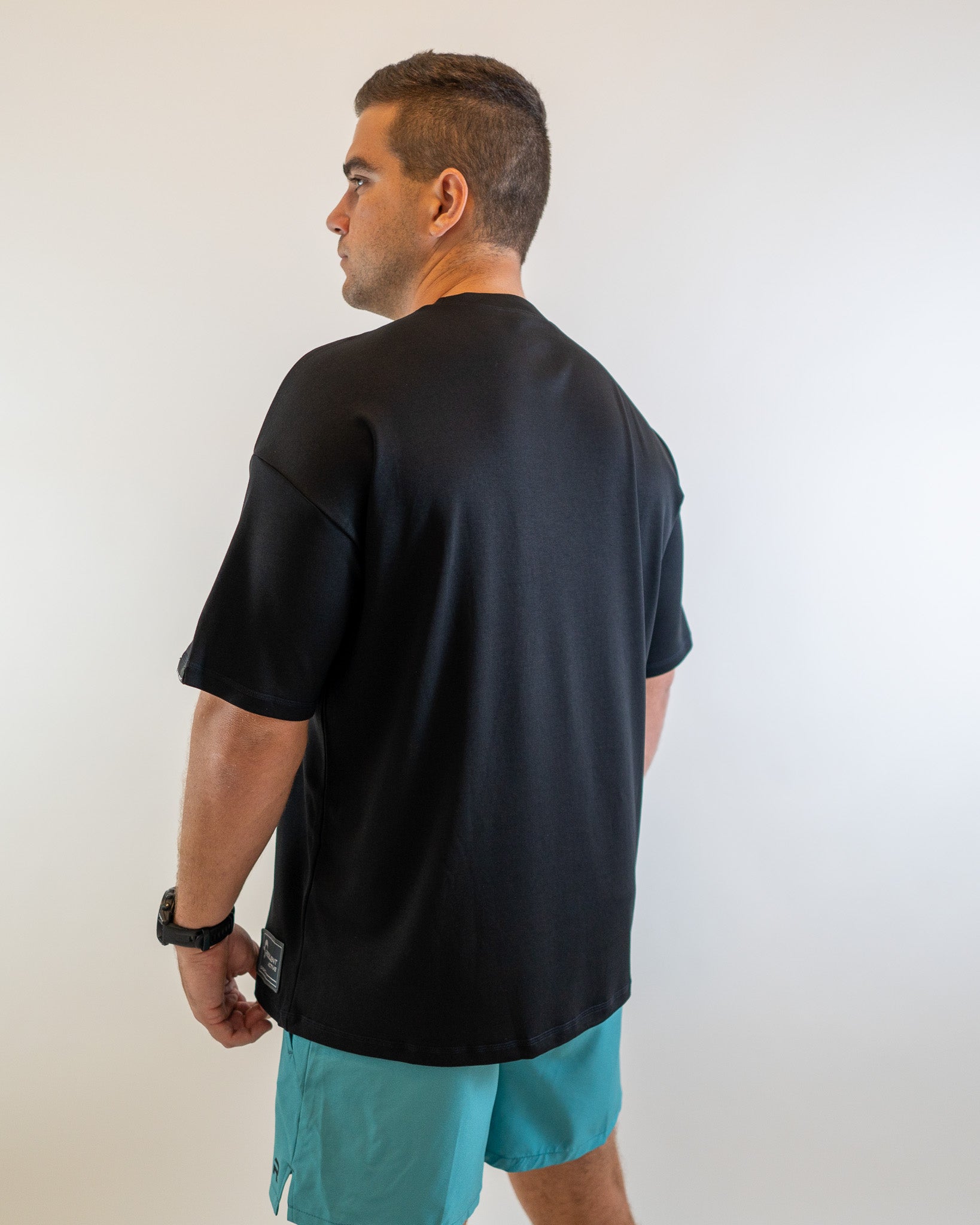 Radiance Oversized Tee - Black - Resilient Active