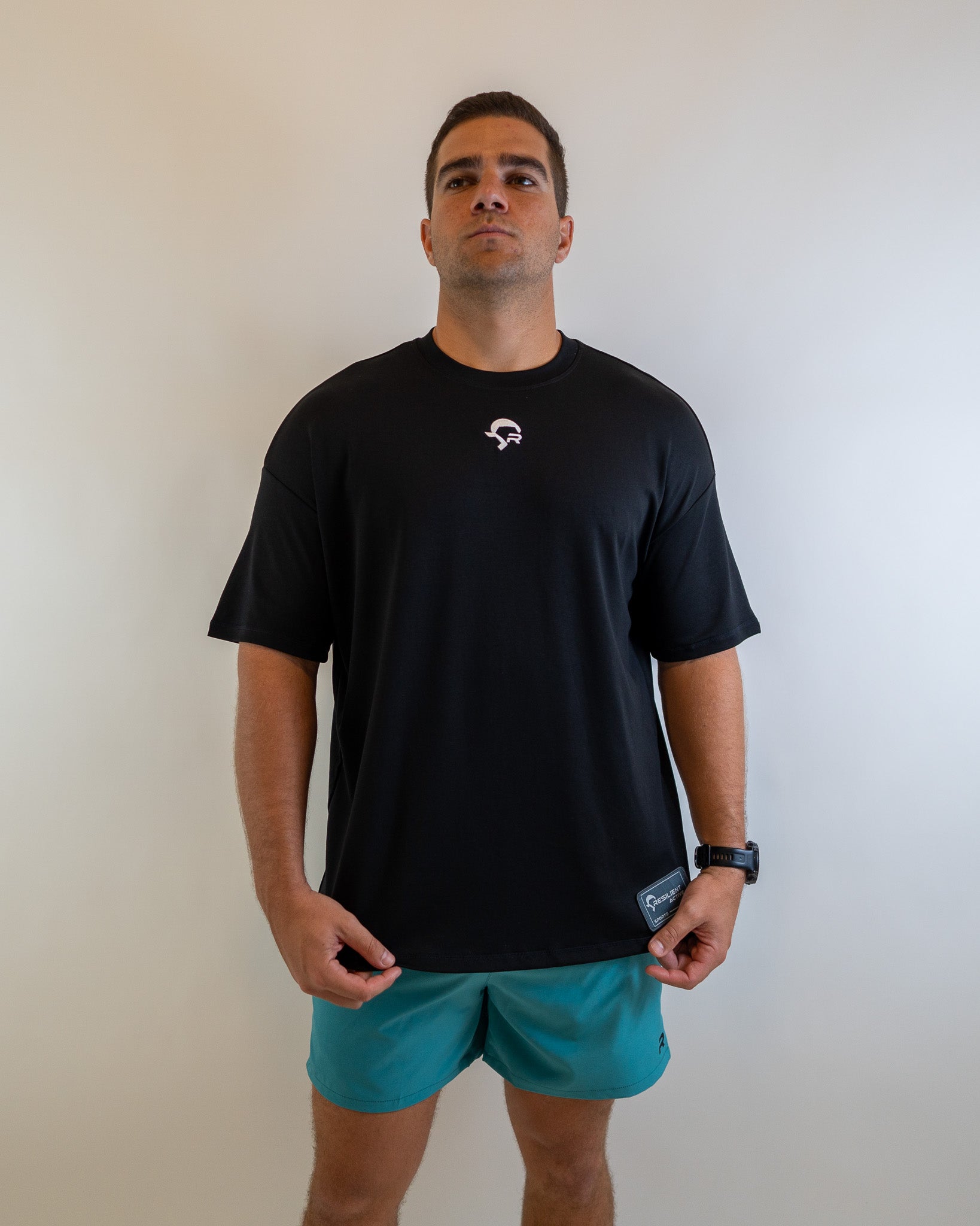 Radiance Oversized Tee - Black - Resilient Active