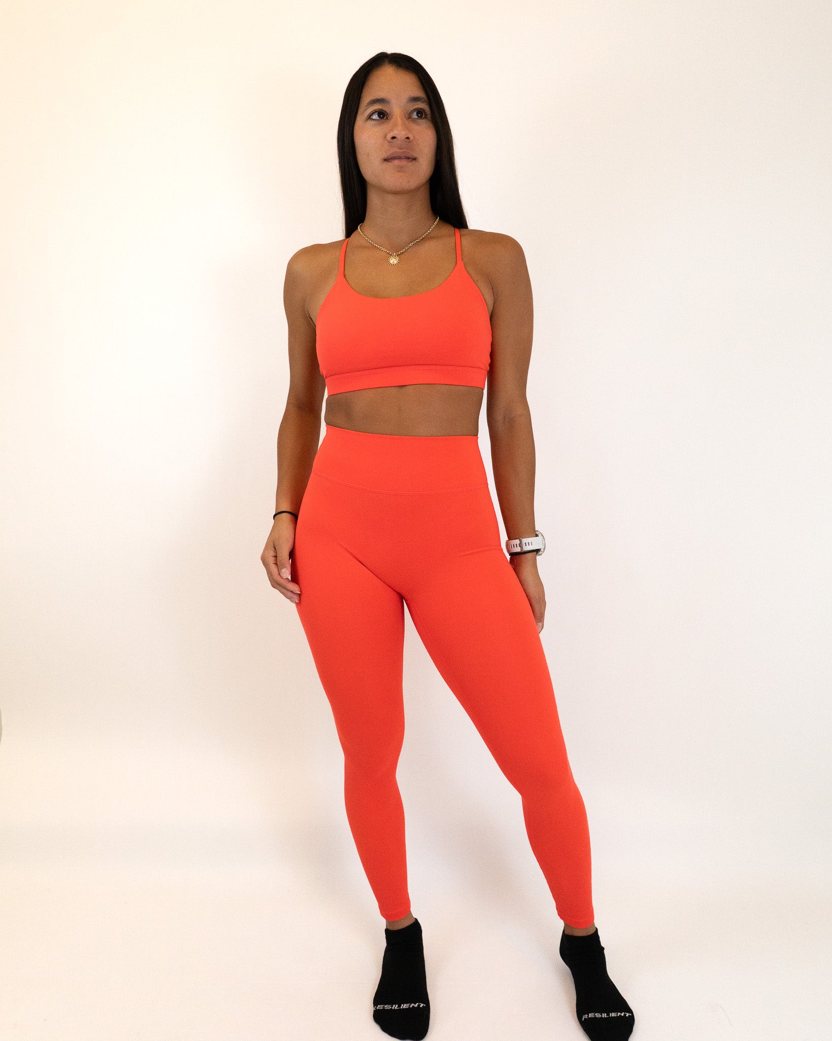 Functional Evolve Legging- Hot Coral