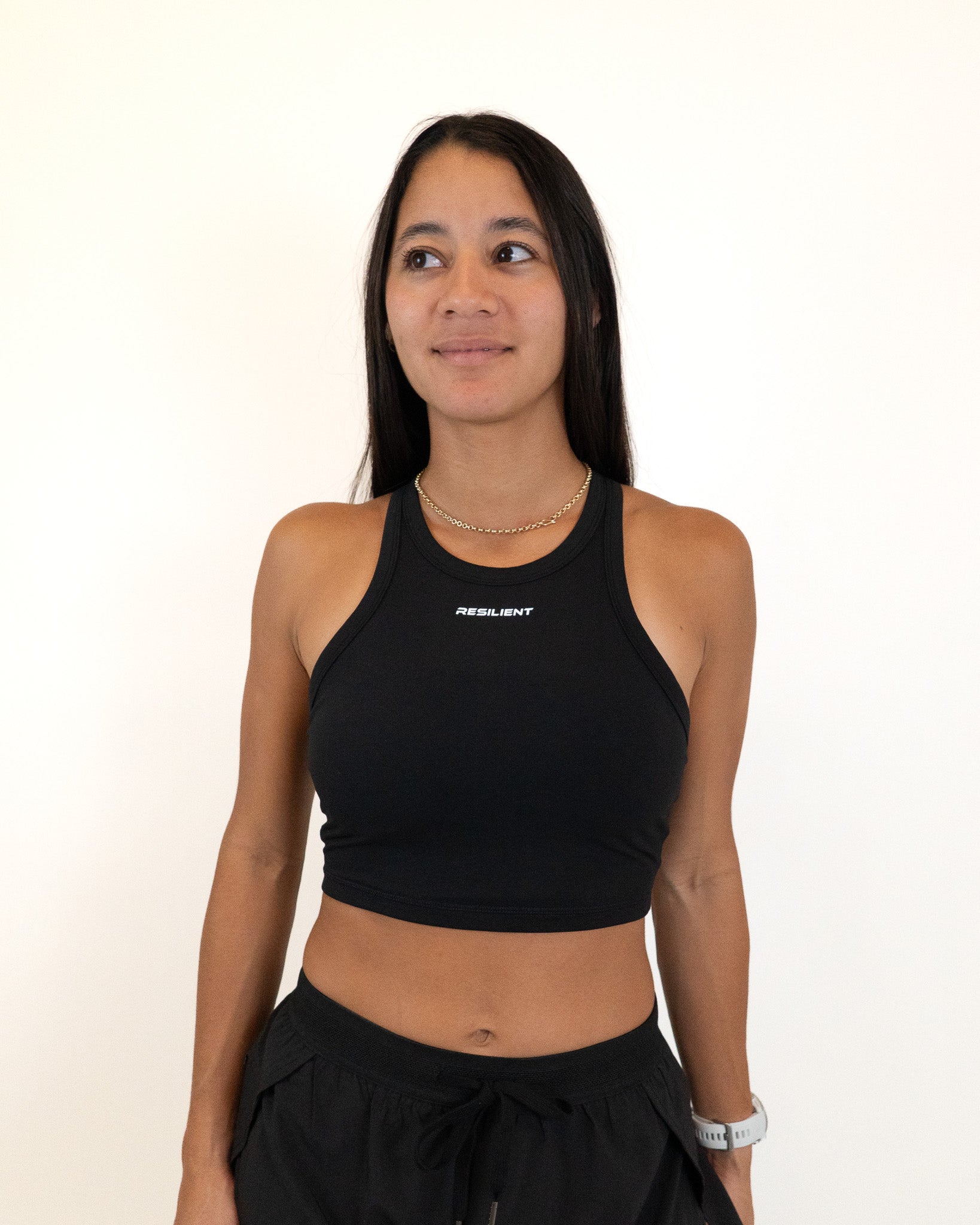 Functional Form Tank Top- Black