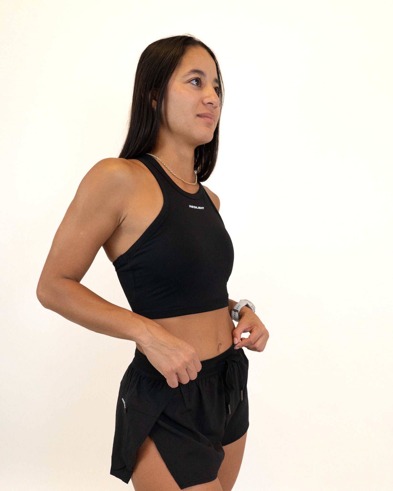 Functional Form Tank Top- Black