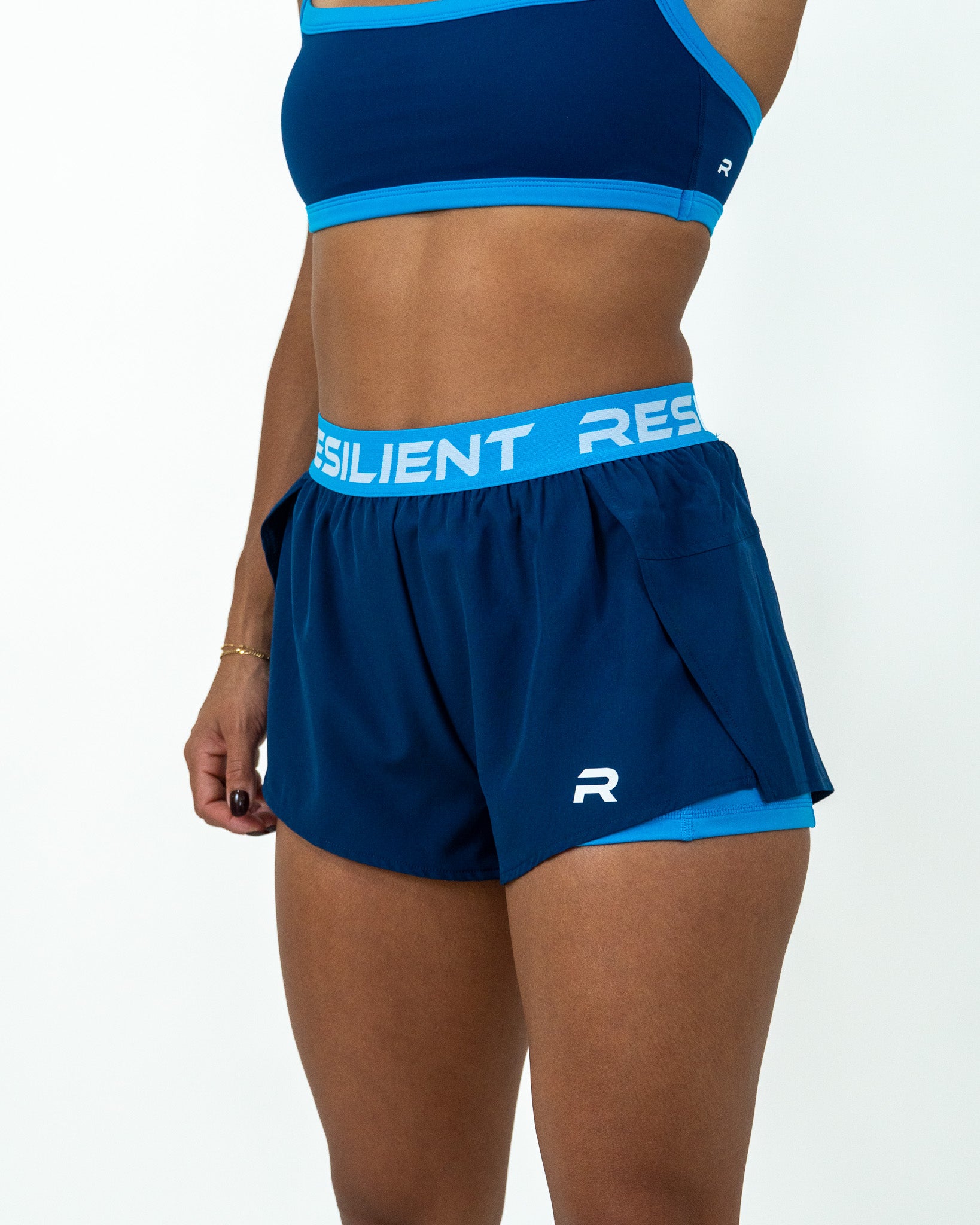 Iconic Velo Short- Navy/ Pacific