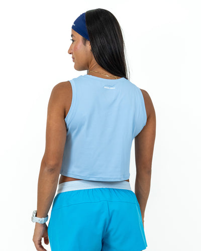 Perform Tank Top- Frost Blue