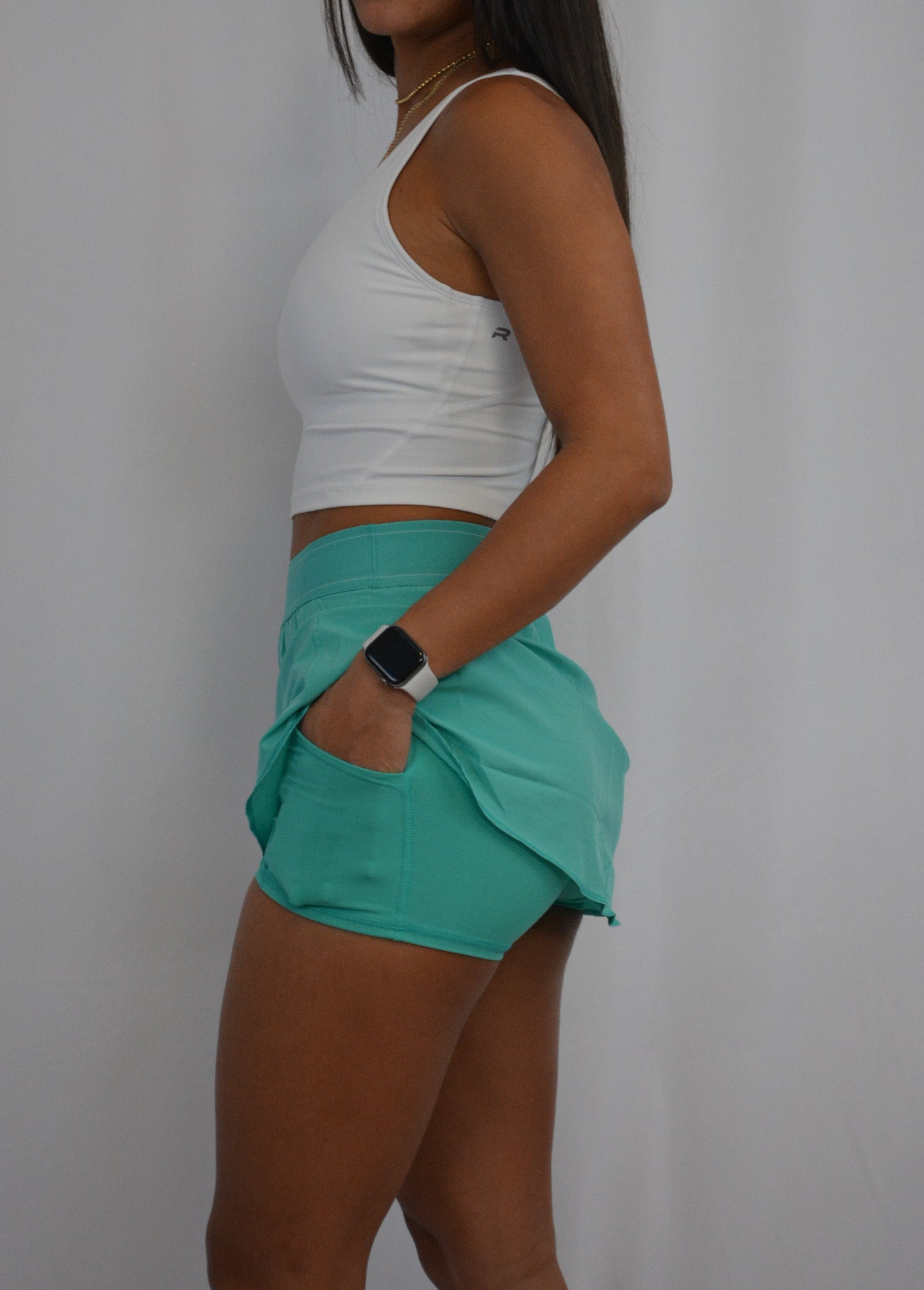 Ace Skirt with Inner Lycra - Aqua - Resilient Active