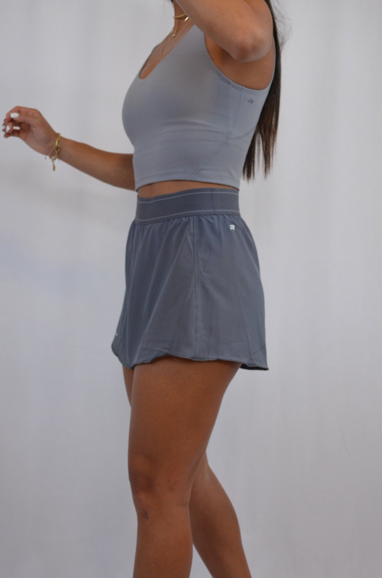 Ace Skirt with Inner Lycra - Gray - Resilient Active