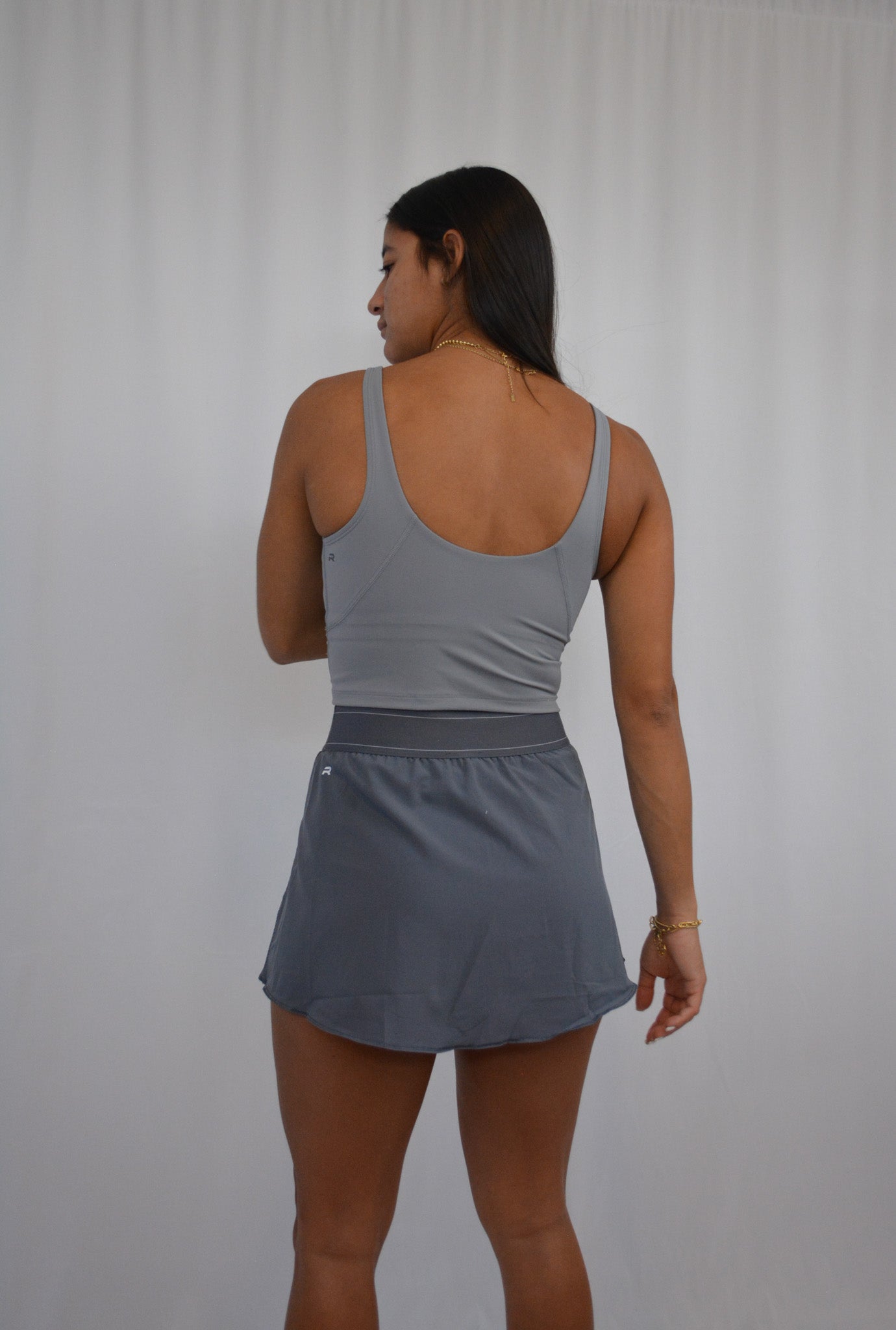 Ace Skirt with Inner Lycra - Gray - Resilient Active