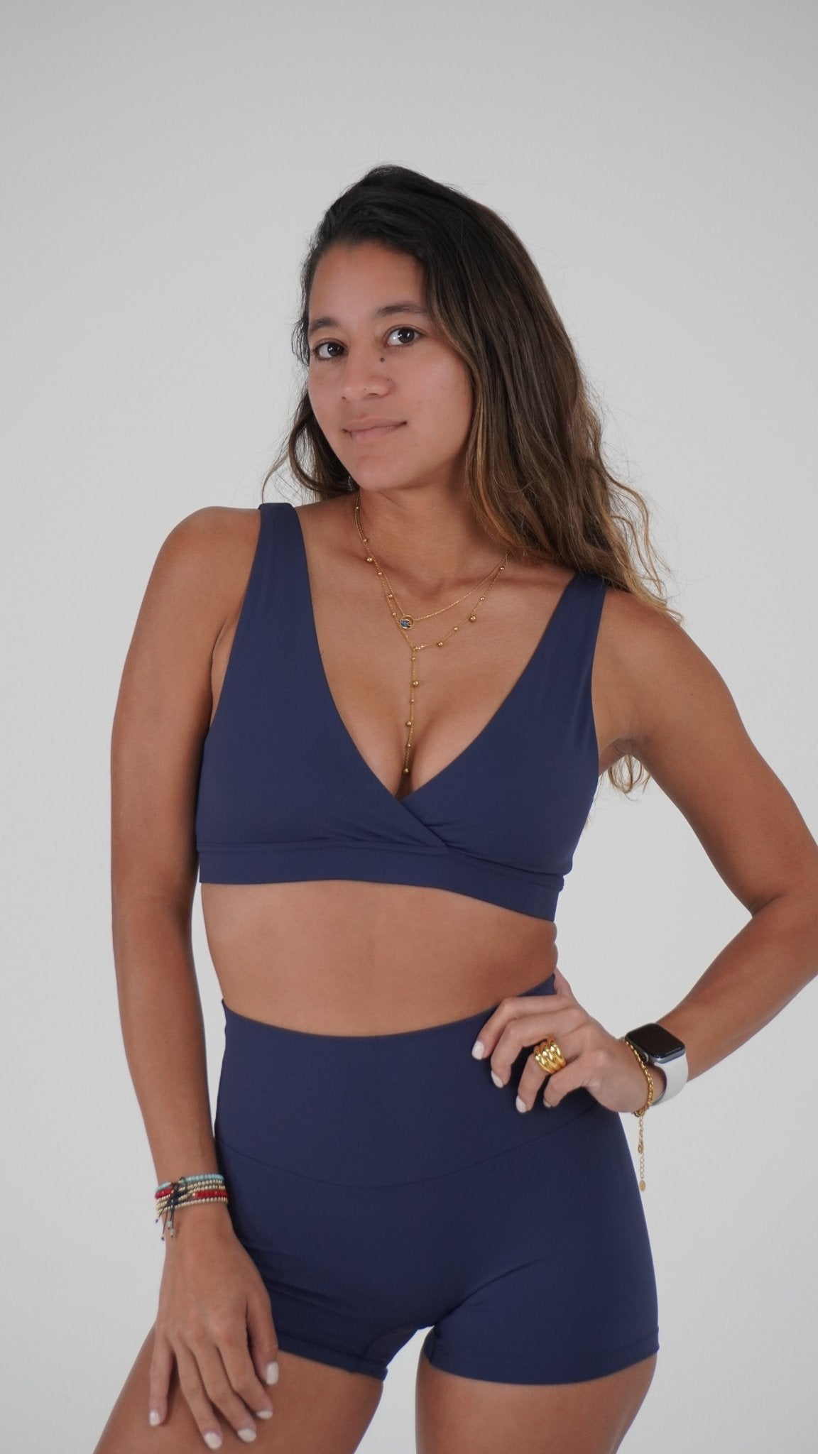 Adapt Sports Bra - Navy - Resilient Active