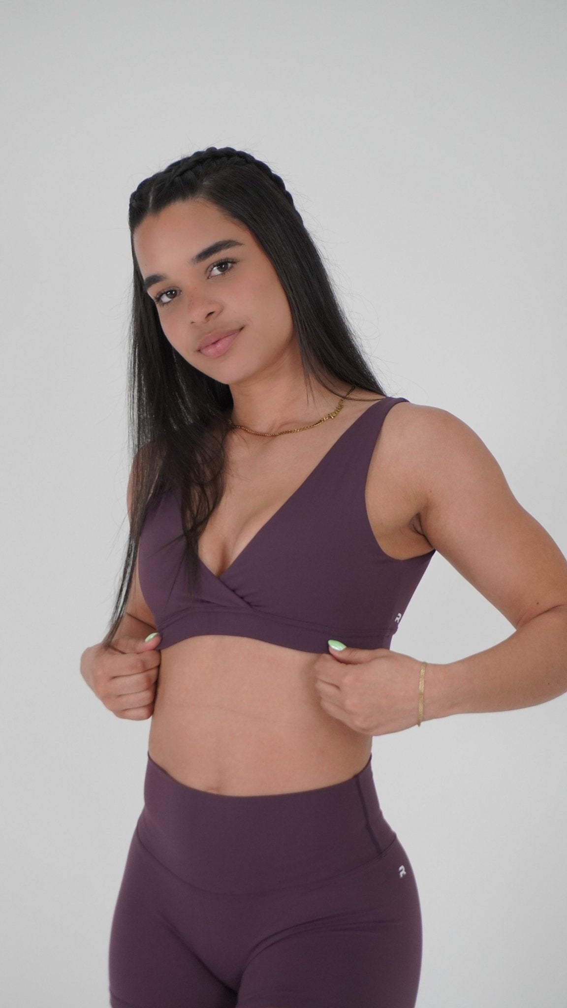 Adapt Sports Bra - Plum - Resilient Active