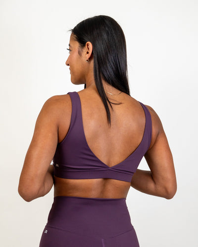 Adapt Sports Bra- Plum -  - Resilient Active