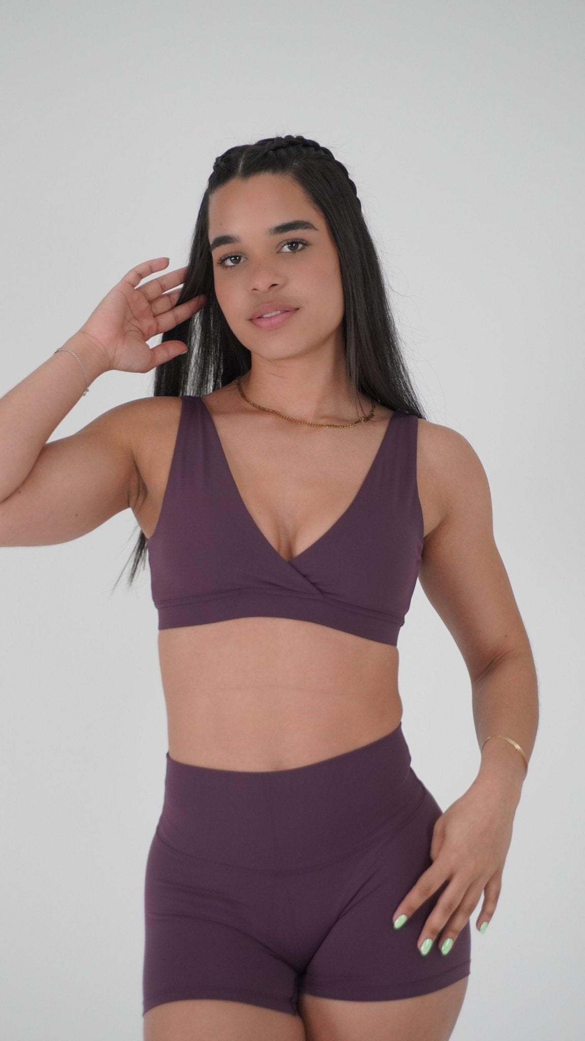 Adapt Sports Bra - Plum - Resilient Active