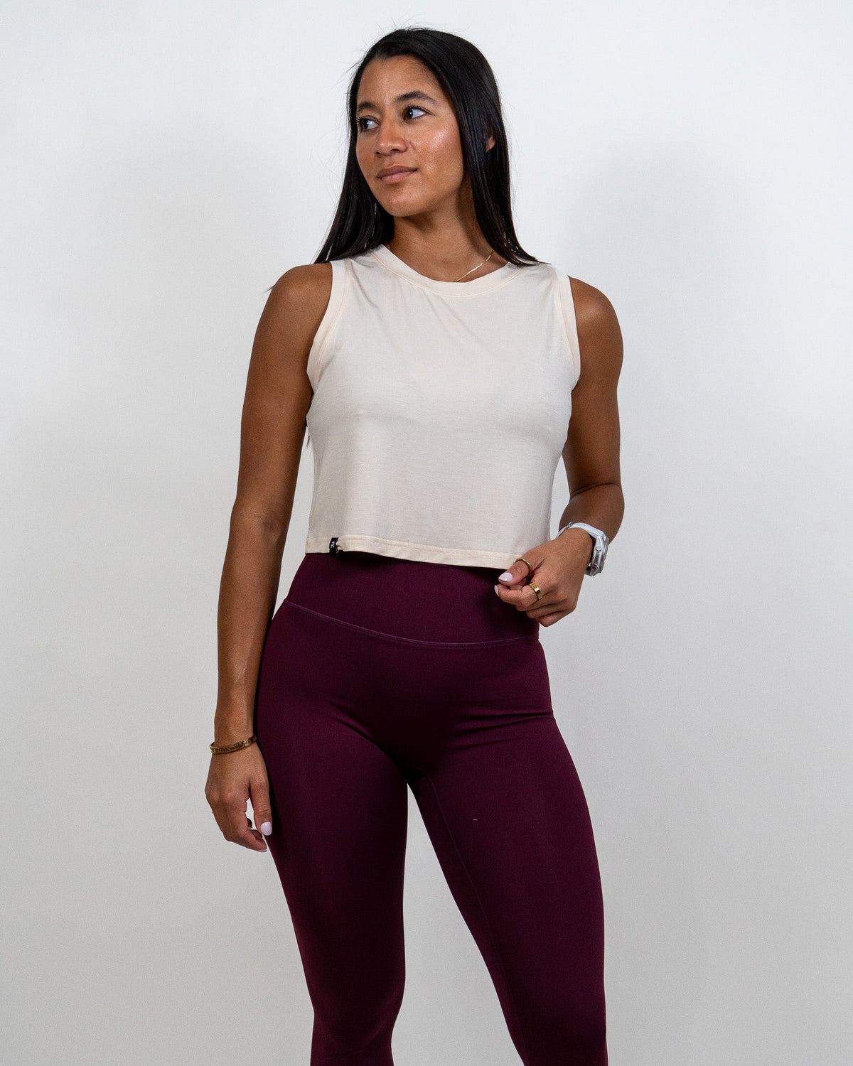 Core Tank Top- Coconut Sand -  - Resilient Active