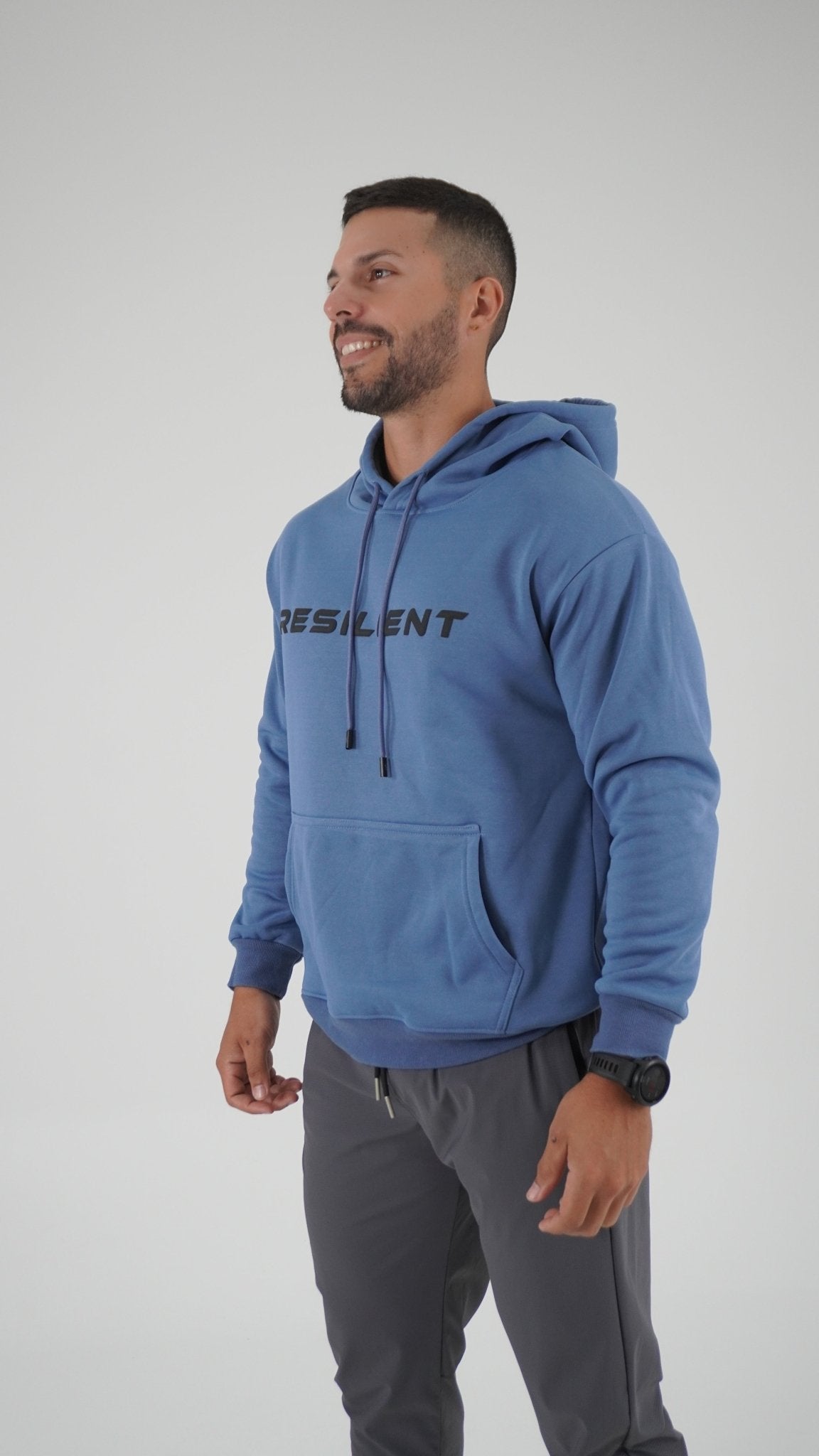 Cozy Hoodie- Columbia Blue - Resilient Active