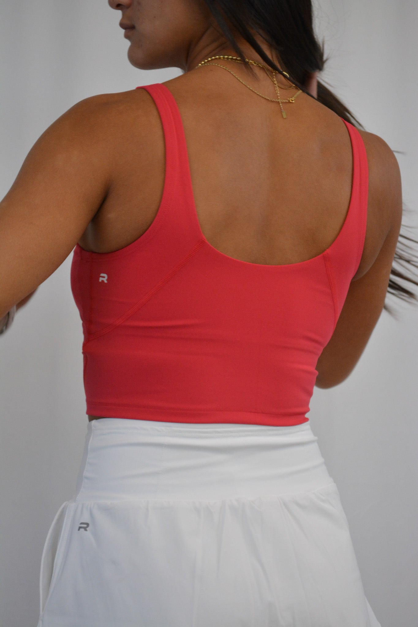 Crop Tank Bra - Ruby - Resilient Active