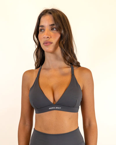 Define Elevate Sport Bra - Dark Gray -  - Resilient Active