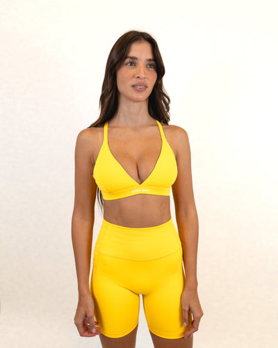Define Elevate Sport Bra - Light Yellow -  - Resilient Active