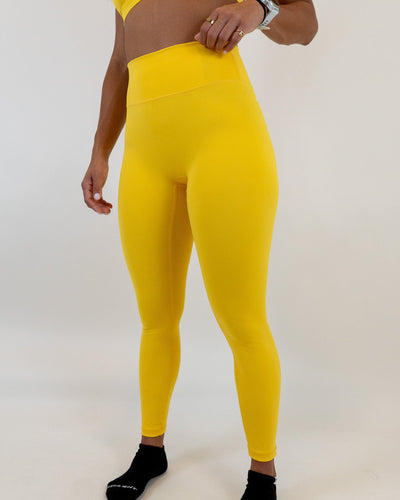 Define Evolve Legging- Light Yellow -  - Resilient Active