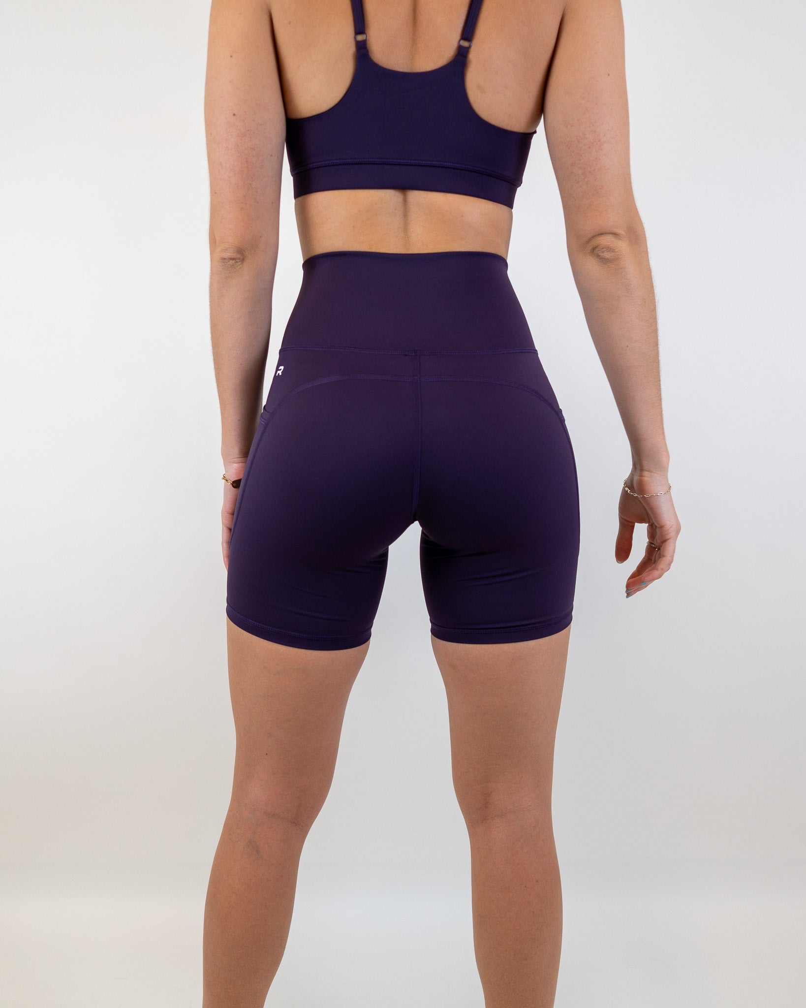 Endure Biker Short with Pockets - Deep Plum - Resilient Active