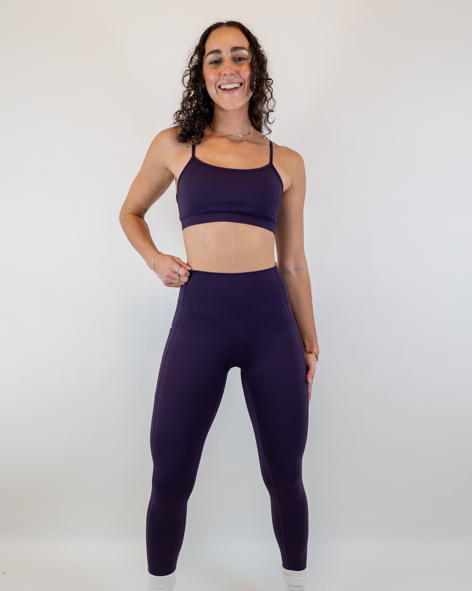 Endure Flex Sport Bra - Deep Plum - Resilient Active