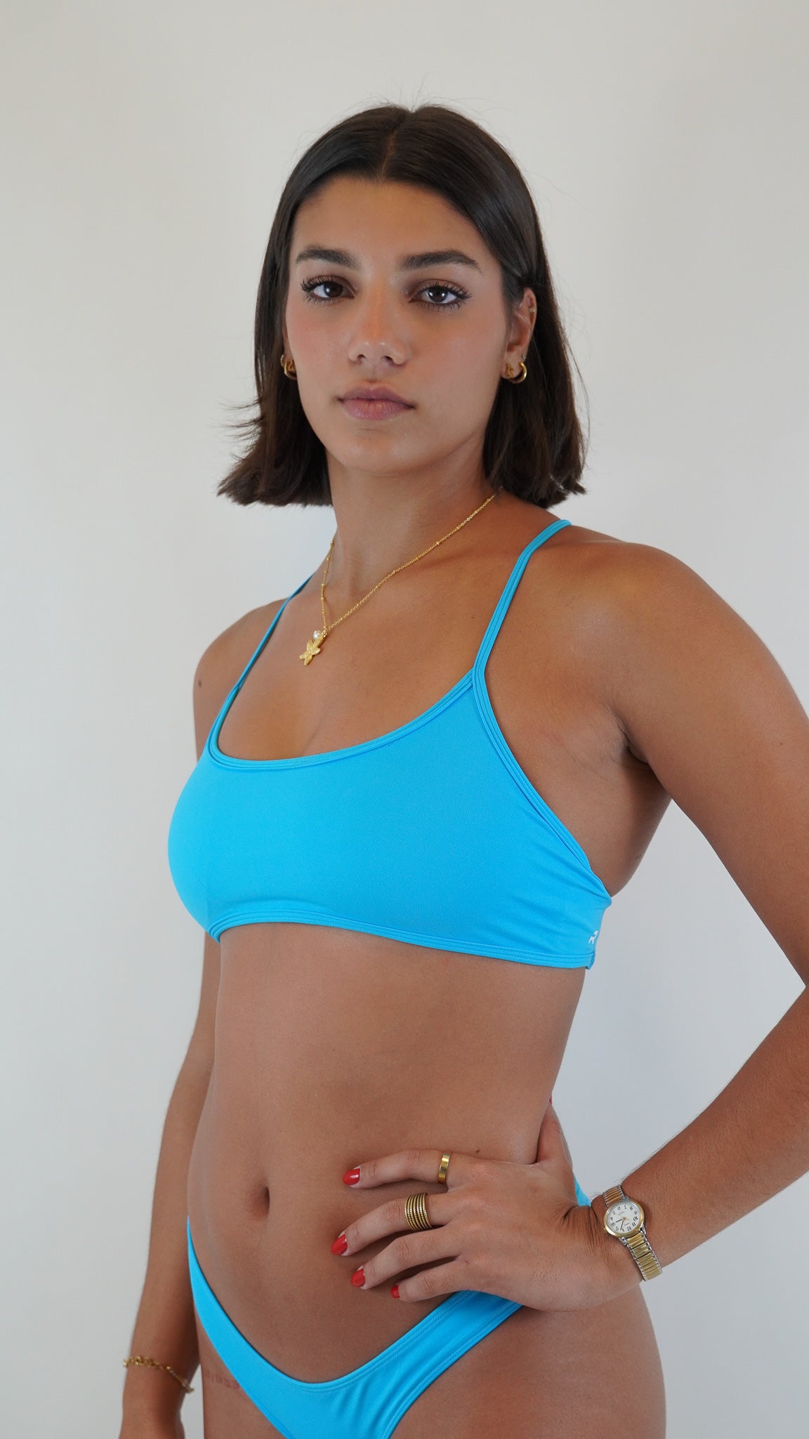 Endure Hybrid Bra - Bright Blue - Resilient Active