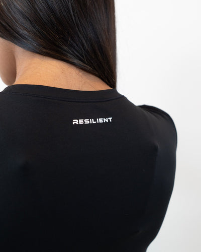 Evolve Fitted Tee - Black - Resilient Active