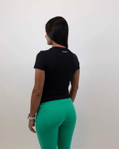 Evolve Fitted Tee - Black - Resilient Active