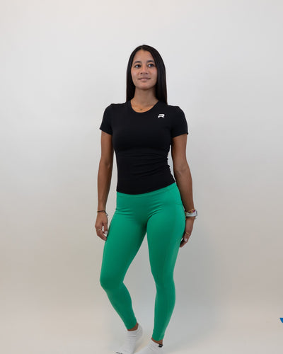 Evolve Fitted Tee - Black - Resilient Active