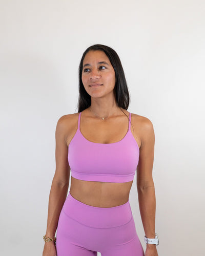 Functional Edge Bra - Lilac -  - Resilient Active