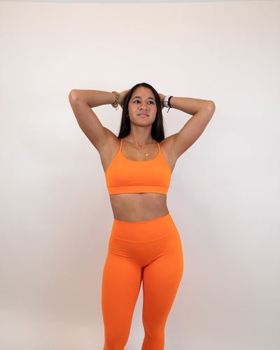Functional Edge Bra - Sunset Orange -  - Resilient Active
