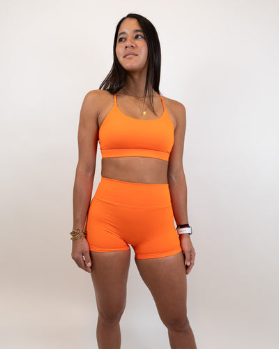 Functional Evolve Booty Short 3" - Sunset Orange -  - Resilient Active