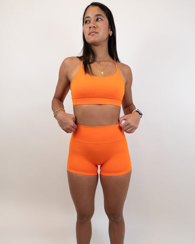 Functional Evolve Booty Short 3" - Sunset Orange -  - Resilient Active