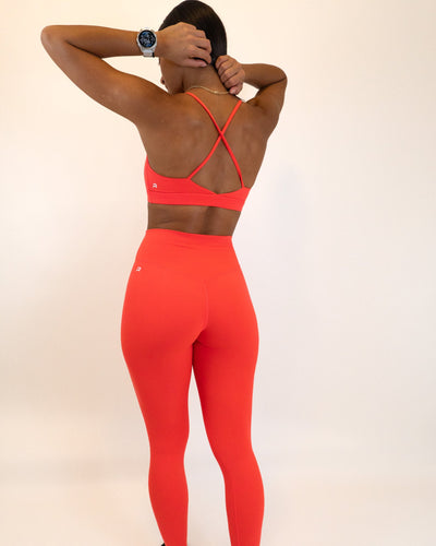 Functional Evolve Legging- Hot Coral -  - Resilient Active
