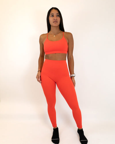 Functional Evolve Legging- Hot Coral -  - Resilient Active