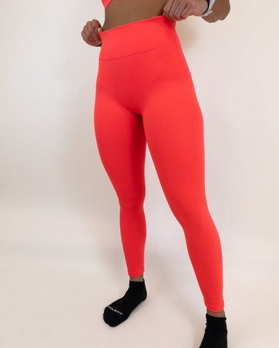 Functional Evolve Legging- Hot Coral -  - Resilient Active