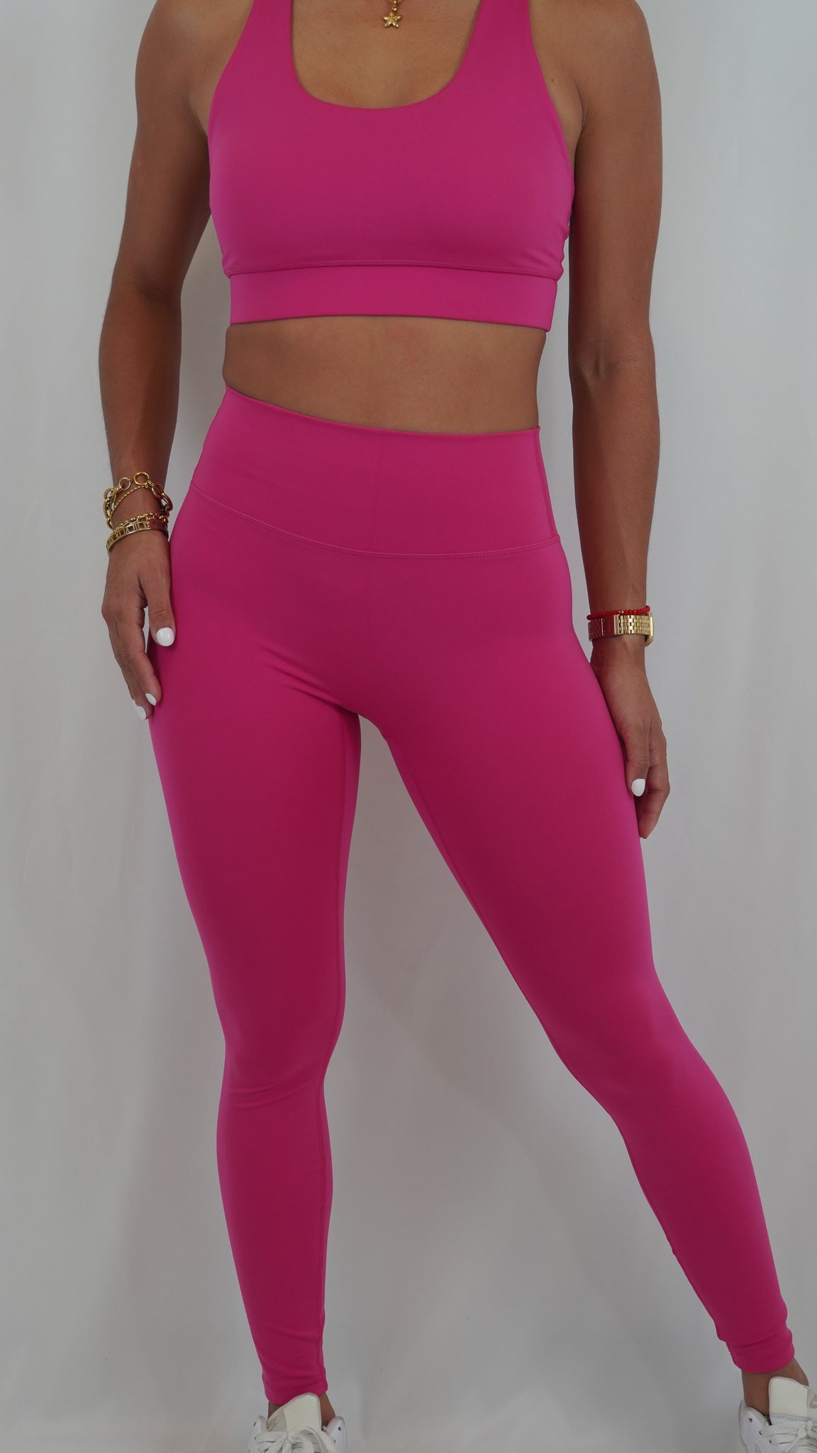 Functional Performance Legging - Hot Pink - Resilient Active