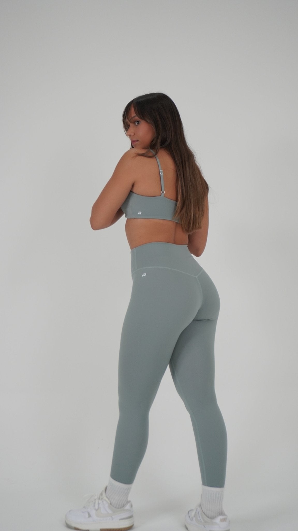 Functional Performance Legging - Mint Gray - Resilient Active