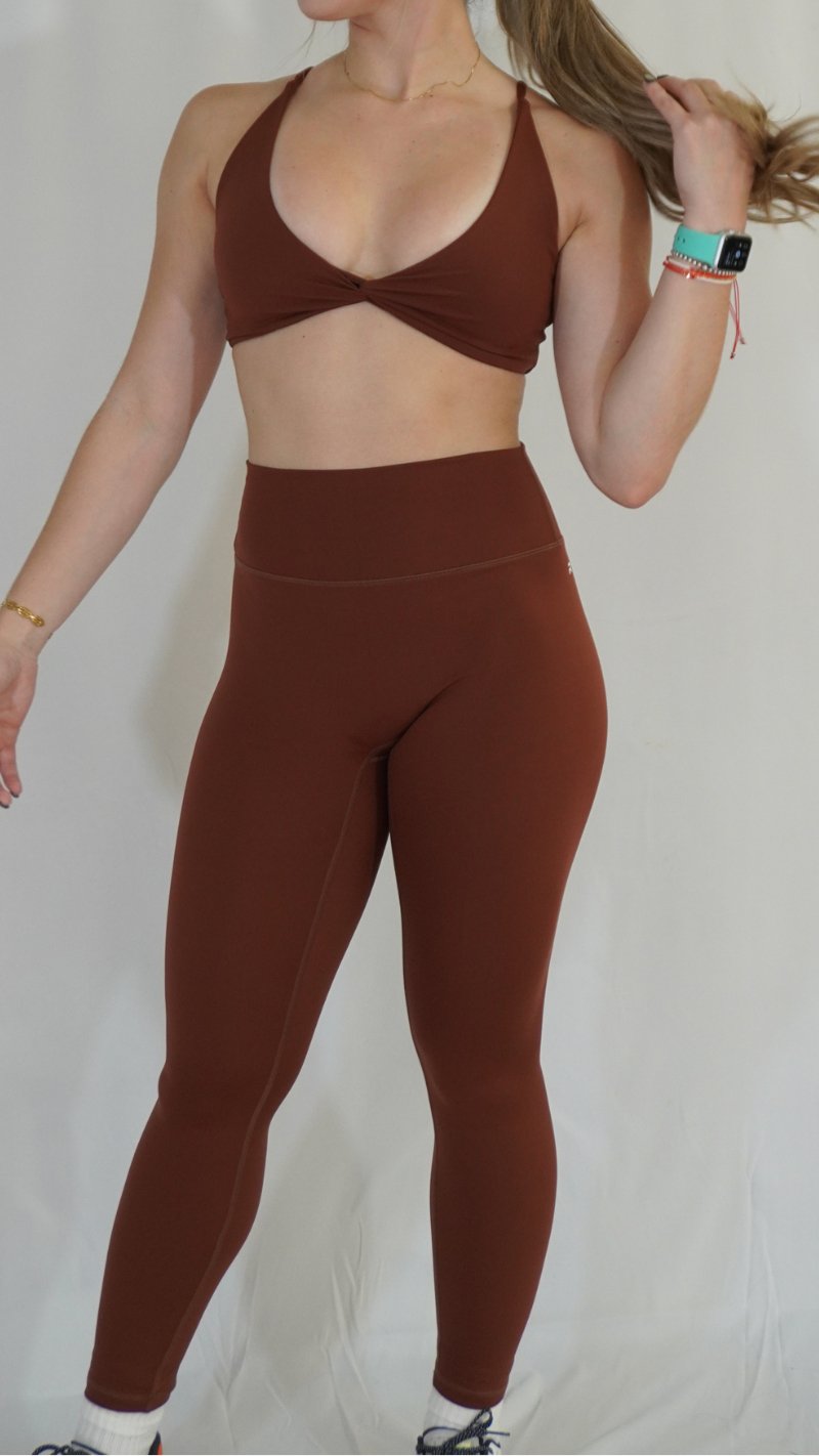 Functional Performance Legging - Walnut Brown - Resilient Active