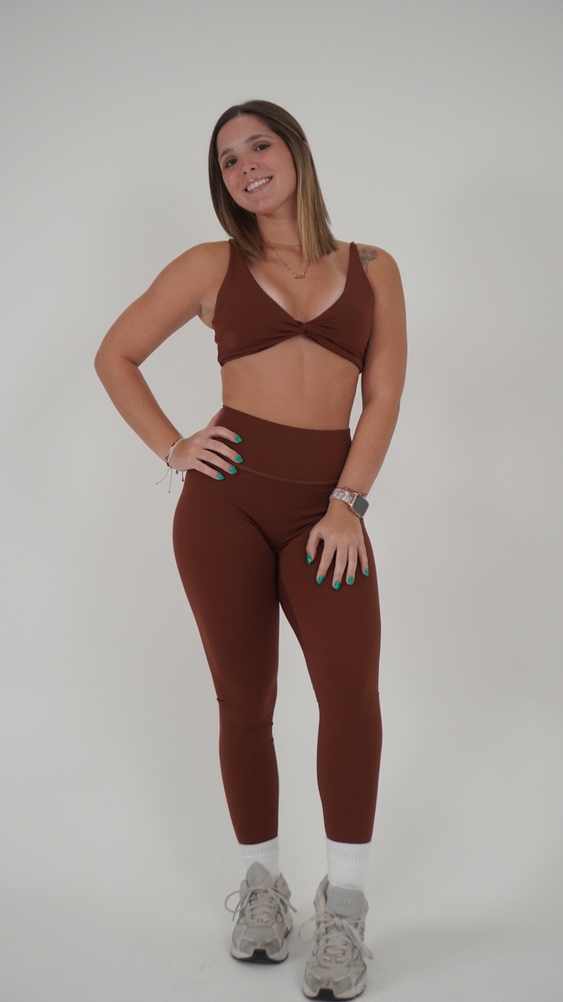 Functional Performance Legging - Walnut Brown - Resilient Active