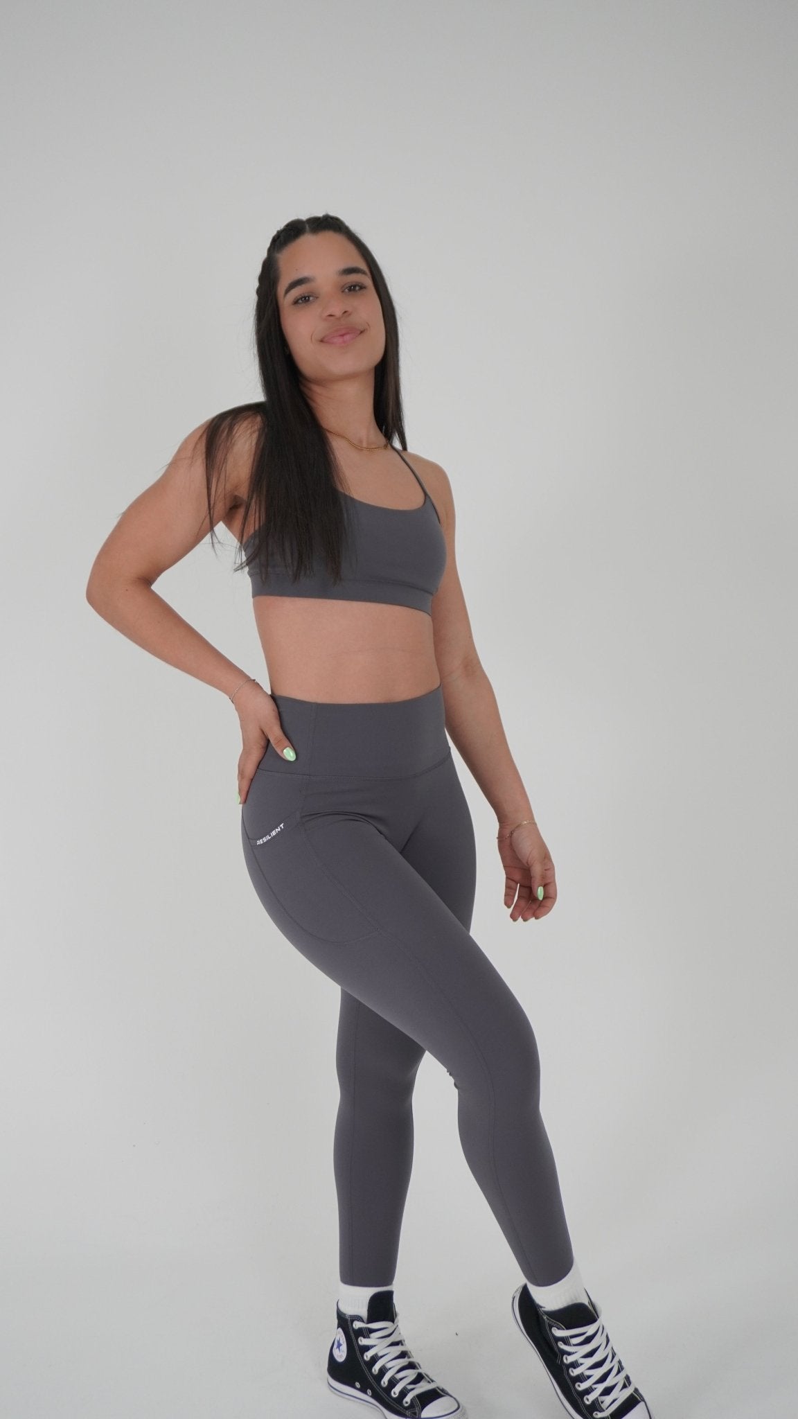 Functional Pocket Legging - Gray - Resilient Active